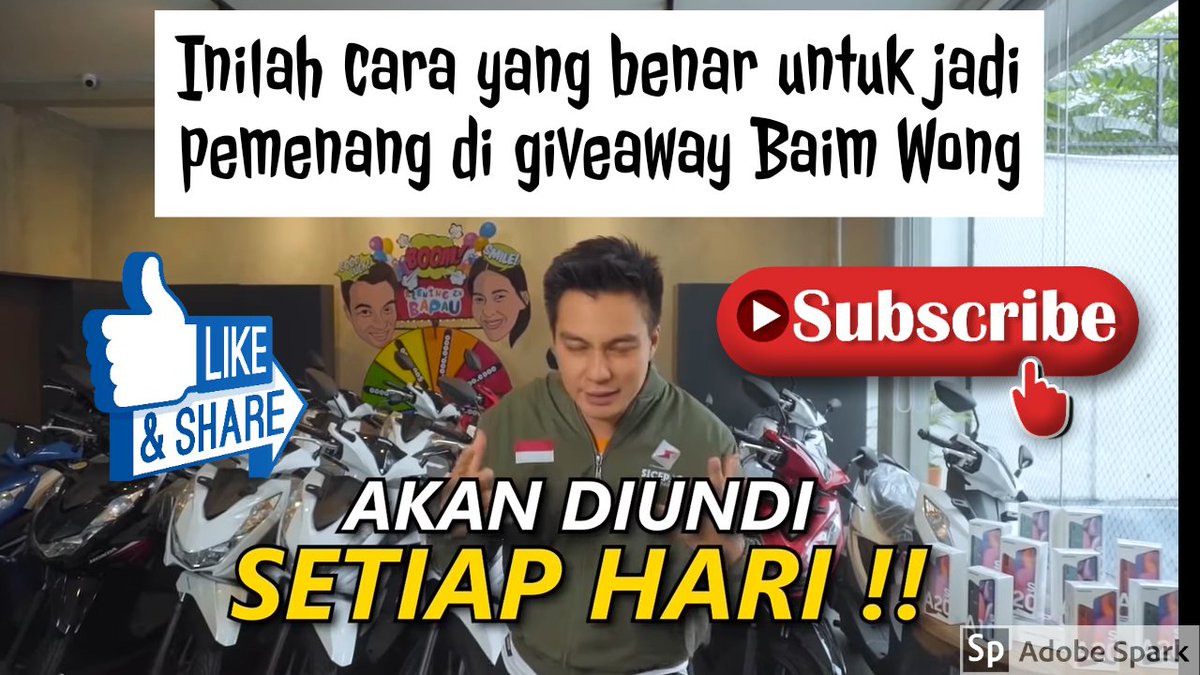 MulyonoHerlamb3's tweet photo. Cek Selengkapnya disini
๐๐๐
https://t.co/AjEzRzdigg
#indira #bacotsantuy #ThankYouHaechan #Nokia #PSSB #soetta #randu #nonstop7thwin #Sprite #LateNightWithLay #Dijalan #giveawaybaim #giveawaybaimpaula #GiveawayIndonesia #giveawayiphone #giveawaybaimwong #Giveaways https://t.co/tgThmR1b7g