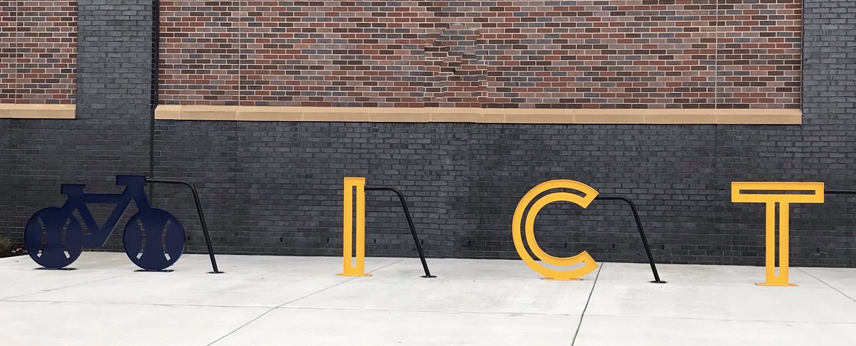 HeyoMateoICT's tweet photo. Check out these awesome new bike racks at at Riverfront Stadium @WindSurgeICT https://t.co/dulcGcBQ8U
