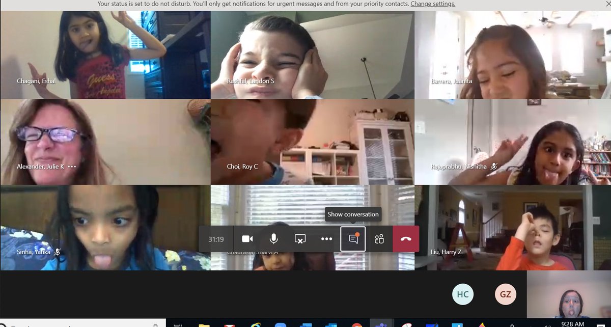 Silly faces.... early morning Teams meeting! Now I can see 9 people at a time! Only the person leading the meeting though!!! I'll take it! Happy Thursday.... just another day!!!!
<a href="/ShakeragElem/">Shakerag Elementary</a> #fcsrising