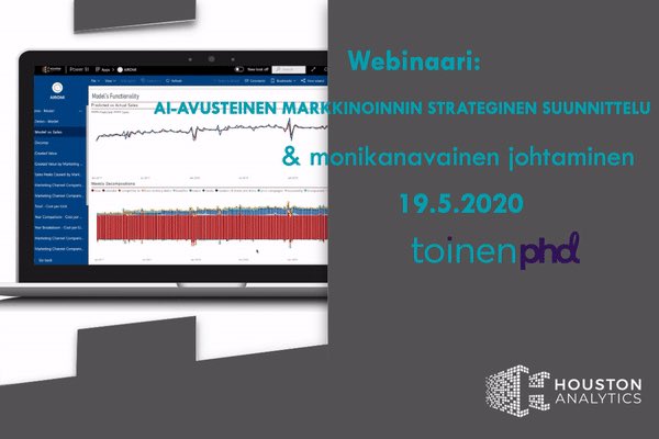 Osallistu webinaariin 19.05.2020 klo 10:00
 
Näkökulma on käytännön opeissa. Esittelemme Vaasanin kanssa heille rakennetun tiedolla johdetun markkinoinnin mallin, suunnittelutyökalut ja markkinoinnin pyöreän pöydän johtamismallin.

bit.ly/2T1fZ31