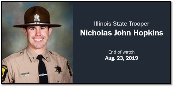 SDILNews's tweet photo. Today we recognize #NationalPeaceOfficersMemorialDay and pay tribute to IL State Trooper Nick Hopkins and all the law enforcement officers who made the ultimate sacrifice in the line of duty. #neverforget #fallenheroes #PoliceWeek2020 https://t.co/lVLofeR7zq