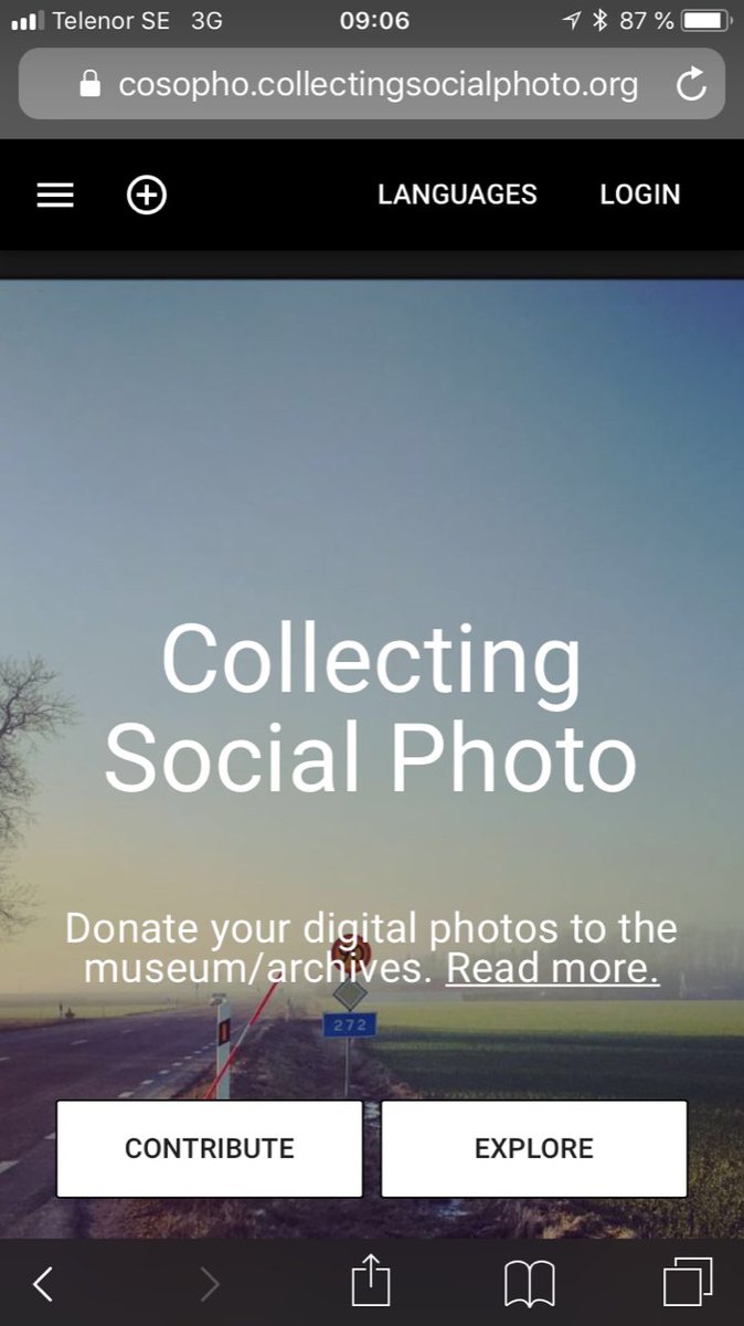 If you are curious about the prototype web app for collecting social digital photography, please try the default version out here: cosopho.collectingsocialphoto.org/en #MuseTech Sign up for our May 28 webinar about the web app with @micah_studio at 3 pm (SWE) (GMT+1) …llectingsocialphoto.nordiskamuseet.se/webinar