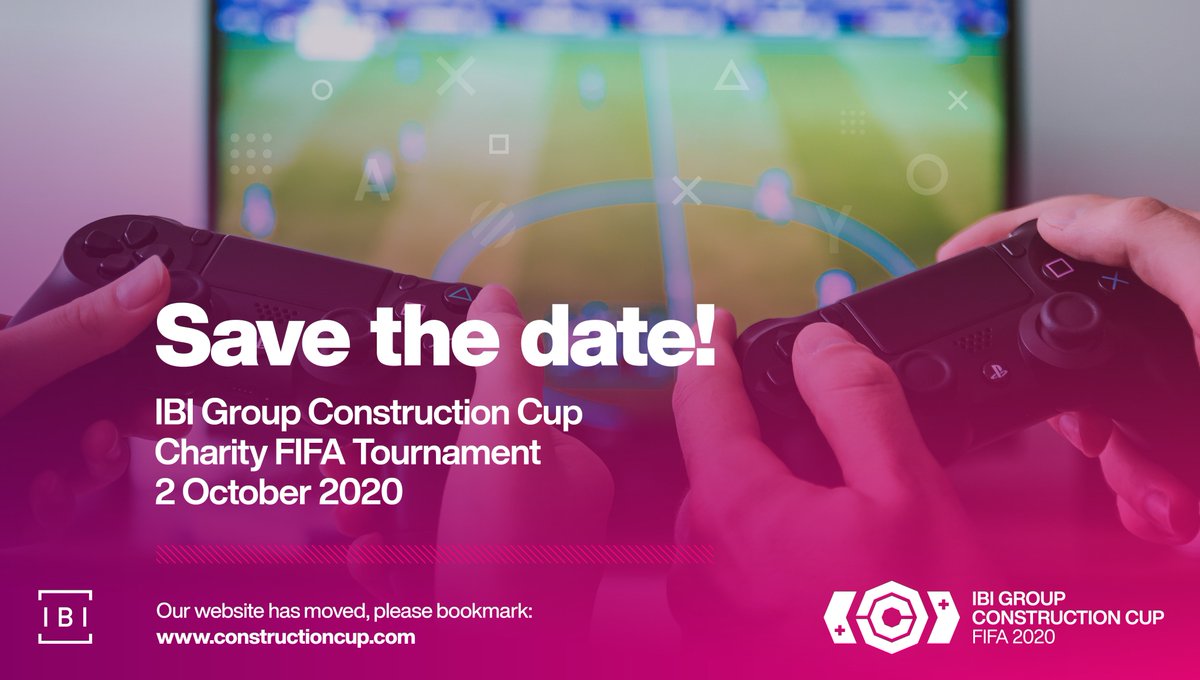 Breaking news!! The IBI Group Construction Cup is going virtual! On 2 October we will be hosting an online #Charity FIFA tournament in aid of <a href="/CRASHcharity/">CRASH Charity</a>! More details coming soon.  To stay updated, visit constructioncup.com #IBICupFIFA