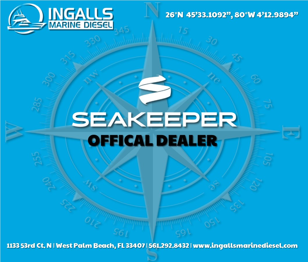 📍 Ingalls Marine Diesel, Authorized Seakeeper Dealer! 
⚓ Install
⚓ Service 
⚓ Maintenance 
⚓ Repairs 
⚓ Parts 

#ingallsmarinediesel #seakeeper #farfrompuken #fightthefishnottheboatroll #lovemyseakeeper #southflorida #florida #palmbeach #jupiter