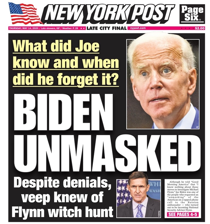 LadyRedWave's tweet photo. I don't think this needs MUCH comment ~ TY to the Post!
#BidenUnmasked
#BidenUnmasker
#WhatDidJoeKNOW
#WhatDidObamaKnow https://t.co/sK1zKlapRz