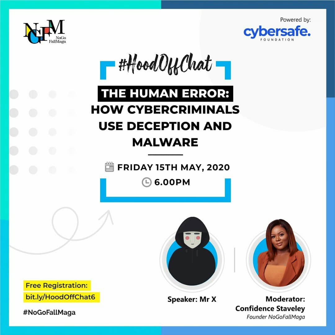 14/If you want to find our more about malware register for our free webinar at  http://bit.ly/HoodOffChat6  #NoGoFallMaga  #HoodOffchat  @DeloitteNigeria  @secycone  @0x  @marshalwahlexyz