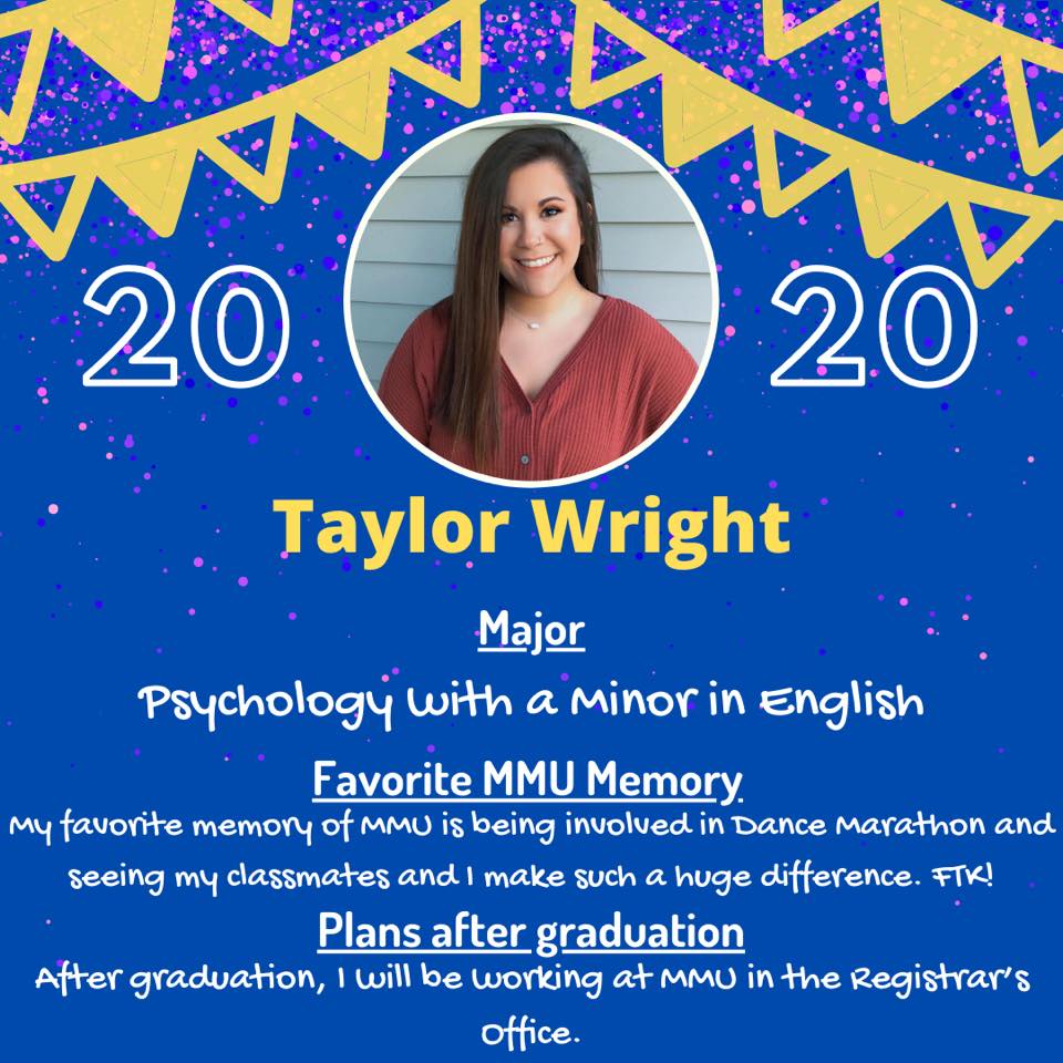 MMU_Engage's tweet photo. MMU Class of 2020!! Congratulations Taylor, Madelyn, and Max!! 🎓🎉 https://t.co/t6Ey6eKrl6