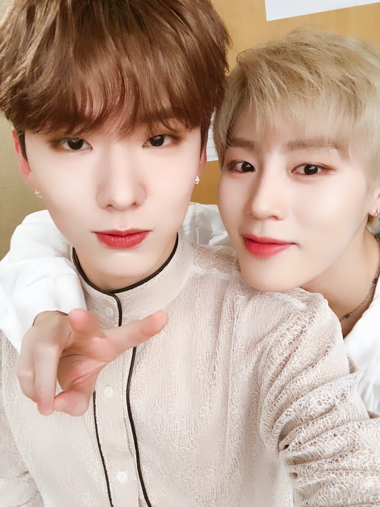 Kihyun (Monsta X) and Sungwoon (soloist/Hotshot)