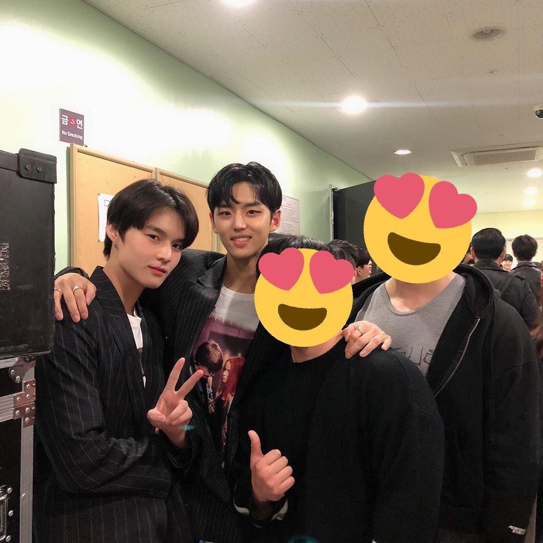 Sejun (Victon) and Hongseok (Pentagon)