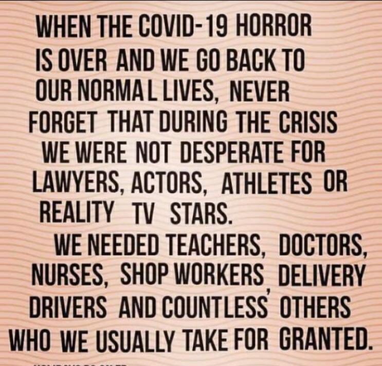 AniBurkule's tweet photo. Remember this!💫
#beresponsible #Covid_19 #COVID #virus #IndiaFightsCoronavirus #behumble #grateful #GratefulForTheHeroes https://t.co/FEIVR49K4d