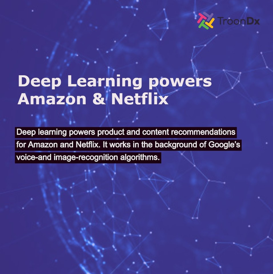 troondx1's tweet photo. Deep Learning has the ability to break down a lot of high-dimensional information to progressively extract higher-level features from the raw input.

#DeepLearning #MachineLearning #Blockchain #Ai https://t.co/TxCecqXeIN