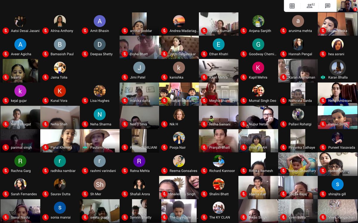 Thinking of a full grade live session with early years learners?? Well it’s possible with a few set expectations with parents and learners! Big kudos to our music team <a href="/roypaulami/">Paulami Roy</a> <a href="/SauravDutta01/">Saurav Dutta</a> and @metblazerr for our first full grade sing along with JKg learners