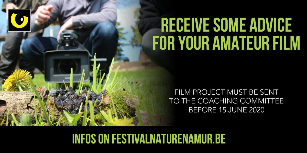 Due to the period of confinement, you have 1 more month to receive advice from the coaching committee. 
=> festivalnaturenamur.be/amateur-nature…