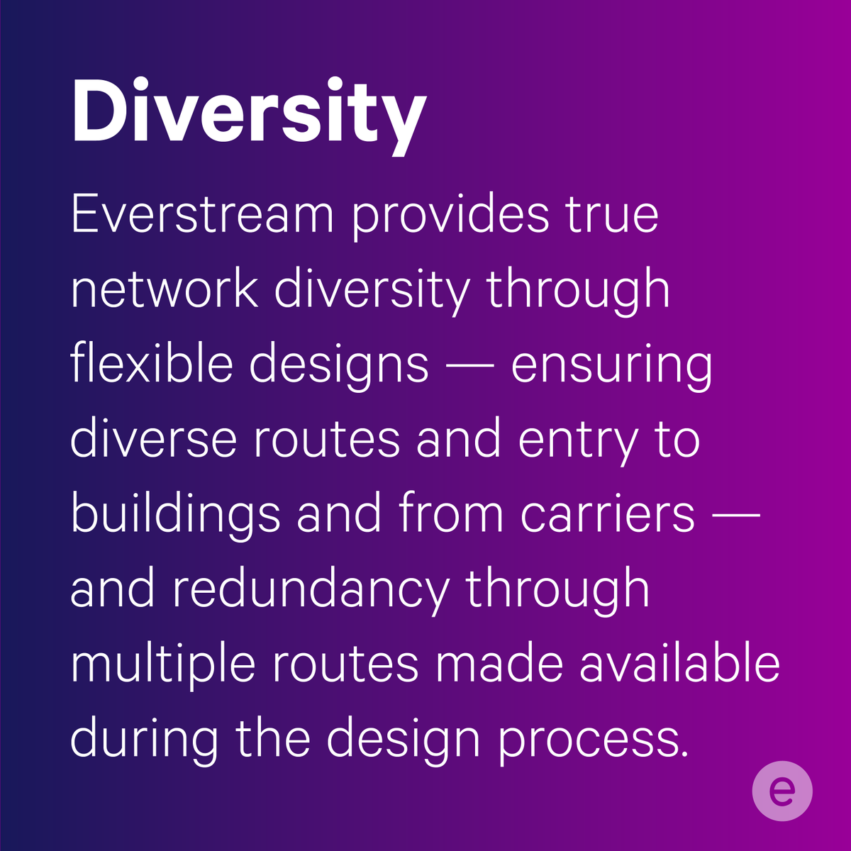 EverstreamNET's tweet photo. Learn more about what makes Everstream different: https://t.co/A7KvKysGJa
#fiber #networkdiversity #businessonly https://t.co/27Xil6Zjjd