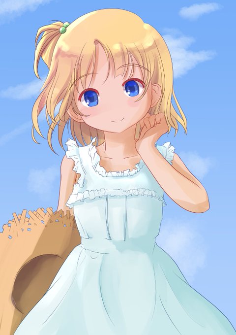 夏らしい絵を描きたかったのです 