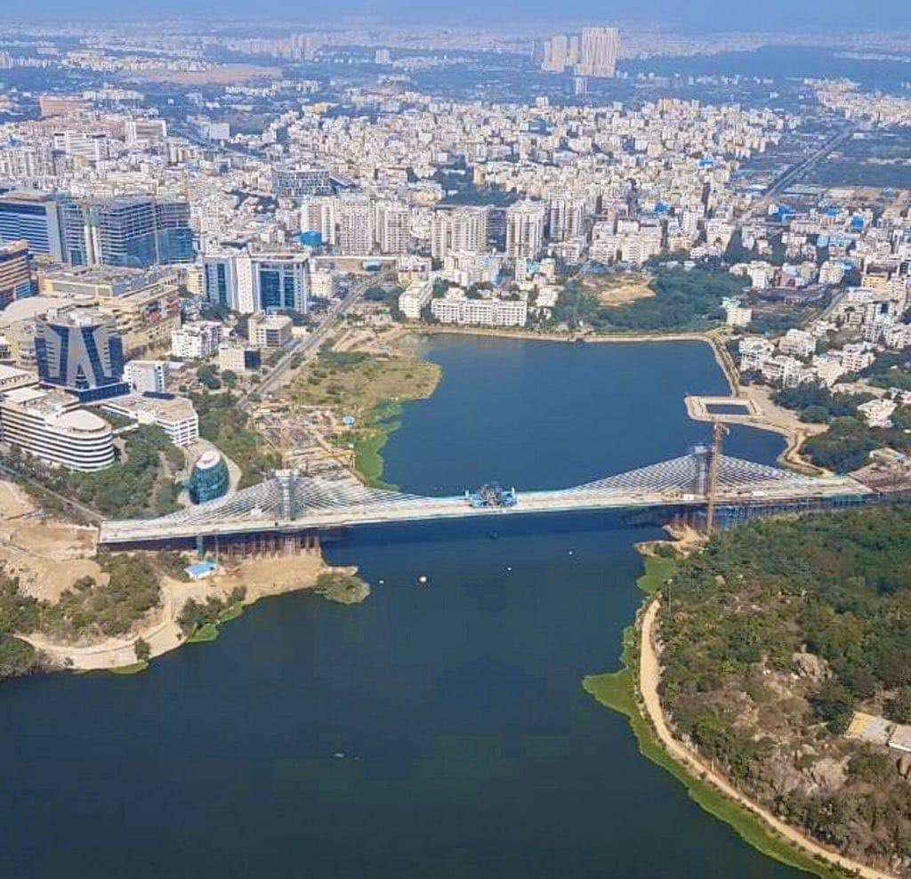 Is there a better looking Indian city from the sky? #Hyderabad