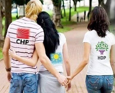 HDP'nin attığı oy, Chp torbasında.
Chp ile Hdp ittifak yaptı.

!Y! Partinin attığı oy, Chp torbasında.
Chp ile iyi parti ittifak yaptı.

Ama !Y! Parti ile Hdp ittifak yapmamış oluyor öyle mi?

Ya siz ne tür bir gerizekalısınız, siz #NeZamanUtanacaksınız?