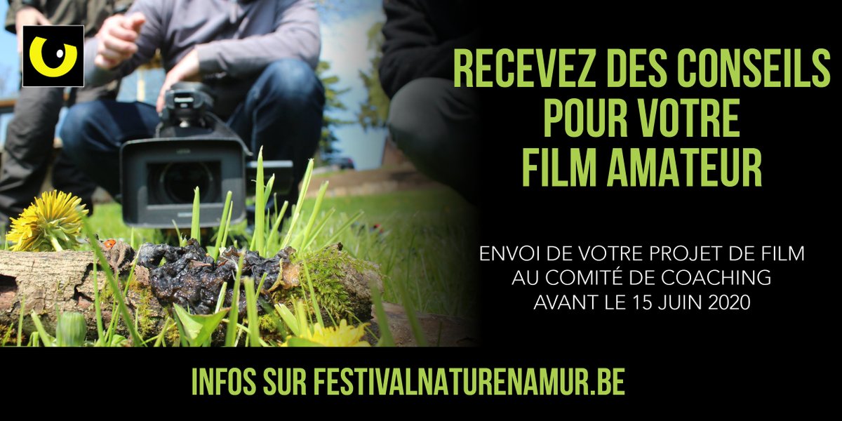 Suite à la période de confinement, vous avez 1 mois supplémentaire pour bénéficier des conseils du comité de coaching.
=> festivalnaturenamur.be/concours-films…
#FINN2020