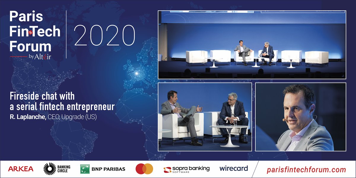 ParisFinForum's tweet photo. 🔁 [#PFF20 THROWBACK] : (Re) Play   Fireside chat with a serial fintech entrepreneur #Renaudlaplanche CEO @UpgradeCredit    

Moderated by @LNizri 

cc @CBinsights @LesEchos @The_LHoFT @CBinsights @LesEchos @bhive_eu @fintechna

Stay tuned on https://t.co/iJnz79uO9b https://t.co/r87VeGt2PH