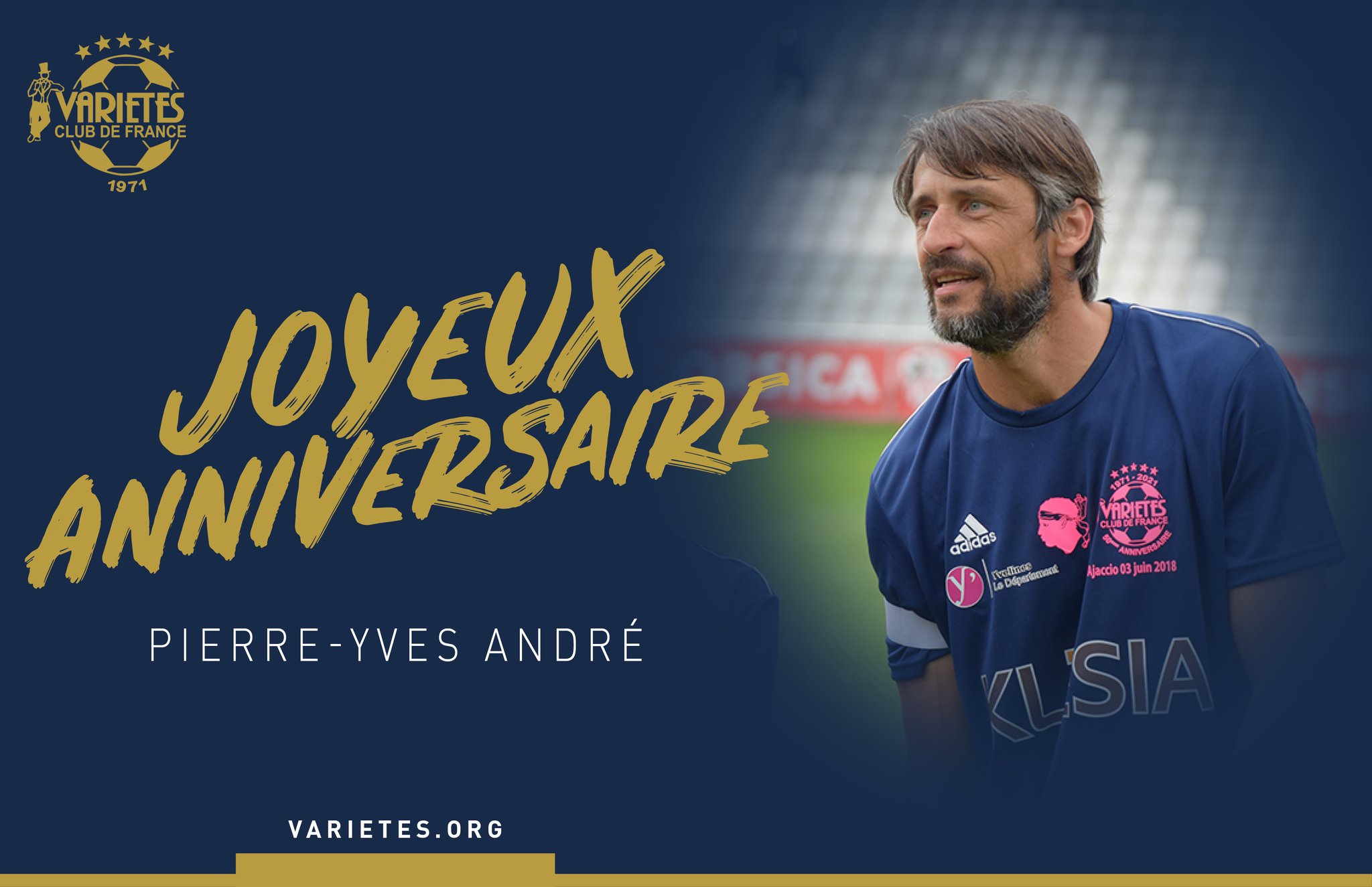 Varietes C F Joyeux Anniversaire A L Ancien Buteur Du Scbastia Pierre Yves Andre Qui Fete Aujourd Hui Ses 46 Ans Varietes C F Joyeux Anniversaire A L Ancien Buteur Du Scbastia Pierre Yves Andre Qui Fete Aujourd Hui Ses 46 Ans