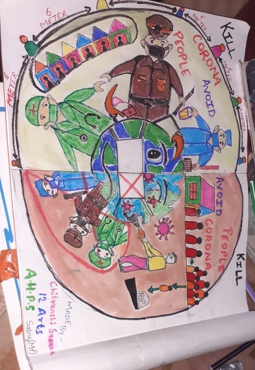 ChitranshiSaxe6's tweet photo. Meri drawing se aaplog iss message ko samje ye bahut jaruri h😔🙏🏻 PLZ VIRAL KARE😥 @narendramodi @PMOIndia @BeingSalmanKhan @COVIDNewsByMIB @RajatSharmaLive @BJP4India @AmitShah @sudhirchaudhary @dna @ABPNews @ZeeNews 
@AMISHDEVGAN @SrBachchan @ChouhanShivraj @aliaa08 @Varun_dvn https://t.co/hn6vHUdzft