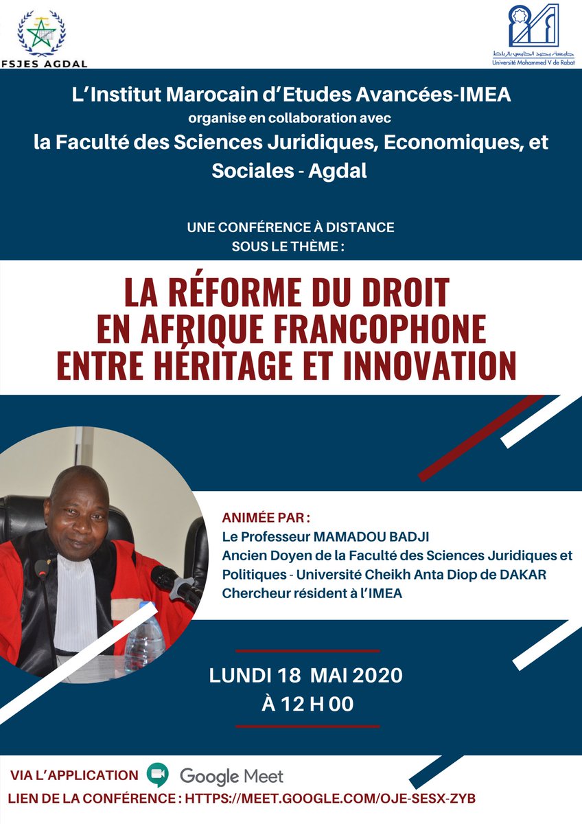 Institut Marocain d'Etudes Avancées tweet media