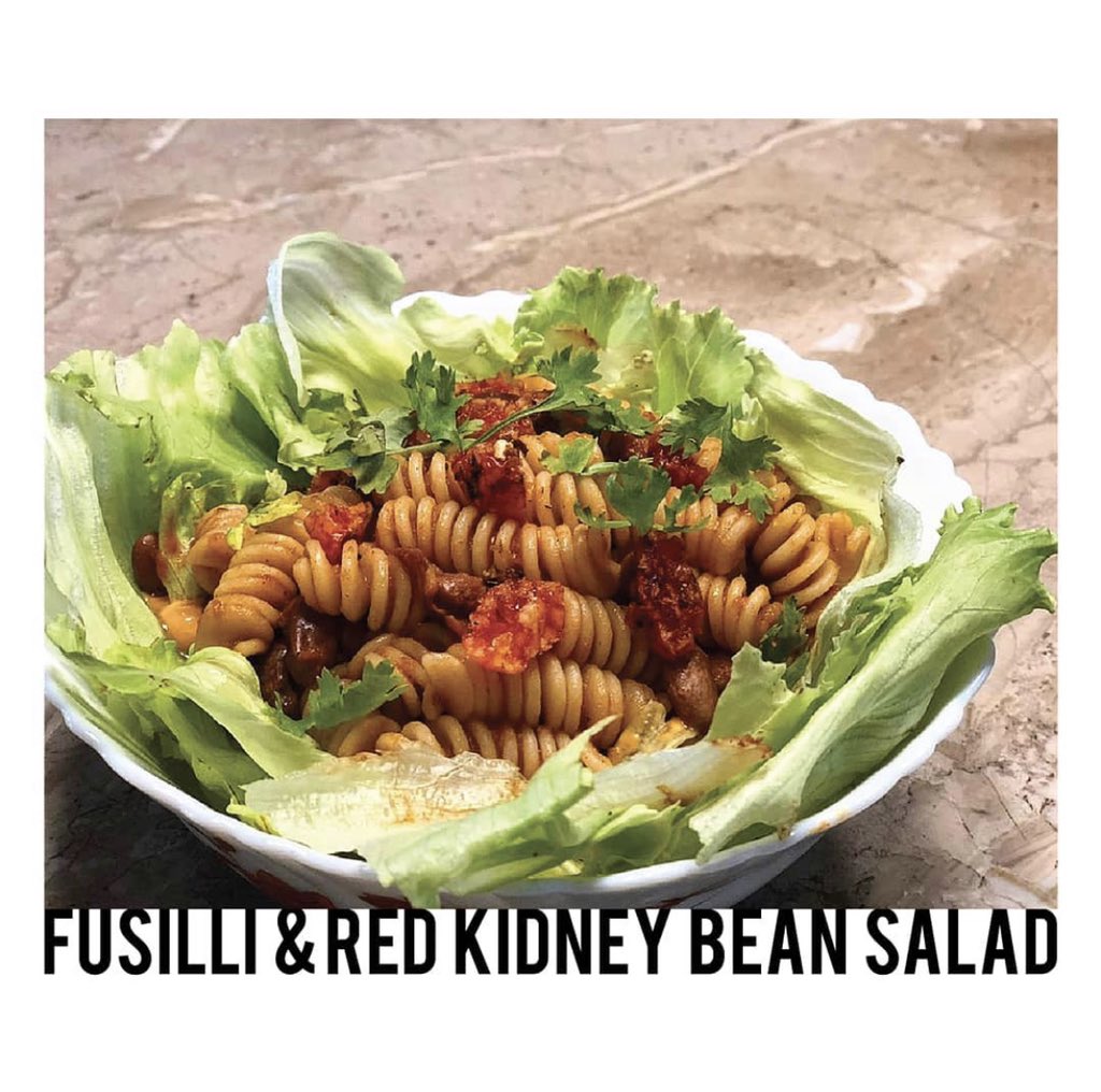 TheCulinaryBox_'s tweet photo. FUSILLI &amp; RED BEAN SALAD

Cooked up this salad for lunch today..just another healthy excuse to eat pasta, really!😛
Turned out to be AMAZING!
Check out the recipe below, and do share in pictures if you try it out!

#foodblog #QuarantineLife #foodlovers #foodies #foodporn #Cooking https://t.co/yOEd8fWCqM
