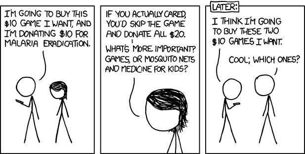 before I mute this thread, a few people saying she's not criticising Gates but other billionaires, which may be true; perhaps I'm being unfair. But still: criticise billionaires for being greedy when they're NOT giving lots of money to charity, I reckon  https://xkcd.com/871/ 