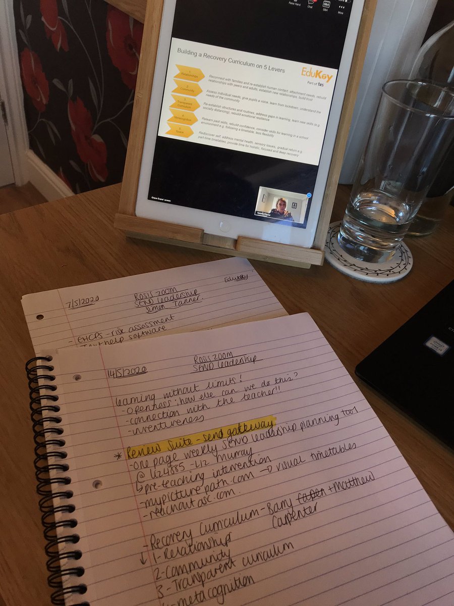 Moore_1494's tweet photo. Another day, another CPD session. So grateful for professionals doing these; strangely nice to have time to engage in it - my CPD list is growing by the hour! 🧠📚

#edukey #sendleadershipwebinar @NataliePacker @DavidBartram_ @SendcoSolutions #provisionmap https://t.co/x7Zot66rCD