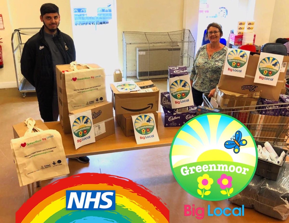 Another great project supported by Greenmoor Big Local. Donations made to BRI Wobble Rooms, set up to support our hard working NHS staff during this difficult time. 

Thank You NHS.

Pictured: Qasim Akhtar, Susan Moreland and Abid Zaman 

#thankyounhs #GreenmoorBigLocal