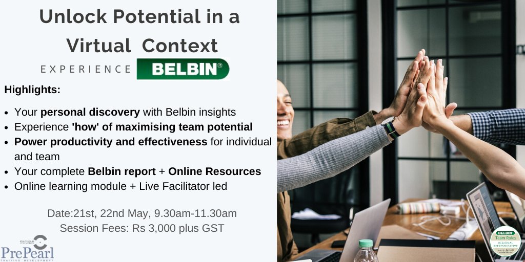 PrePearlIN's tweet photo. Discover the contribution you make in a virtual environment and equip your self with the technique to maximise team effectiveness. Join us! https://t.co/wckQKAhnuJ https://t.co/AgupTs0z86