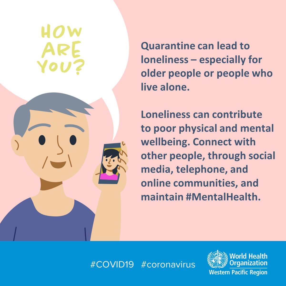 Local communities can support & safeguard the  #MentalHealth   of older people  during  #COVID19 by:Providing food parcelsHaving regular phone check-ins with people living aloneOrganizing online activities for intellectual and cognitive stimulation