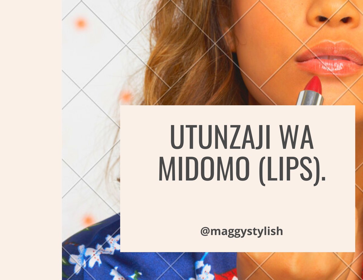 Utunzaji wa midomo ( lips). Kama unavojali na kutunza ngozi ya uso wako, vivyo hivyo lips pia ni kiungo kinachohitaji matunzo ili kuendelea kuongeza mvuto na kukufanya kuendelea kua mrembo zaid.Mara nyingi kipind cha hali ya hewa ya barid hufanya midomo (lips) kuwa mikavu hali