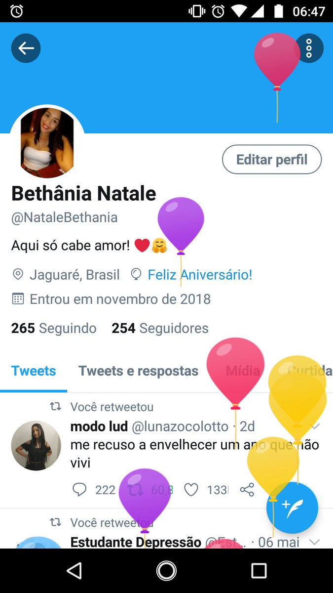 NataleBethania's tweet photo. Gratidão por mais um ano de vida!  😍❤️🙏🎂🎉 https://t.co/tXWNCKav79