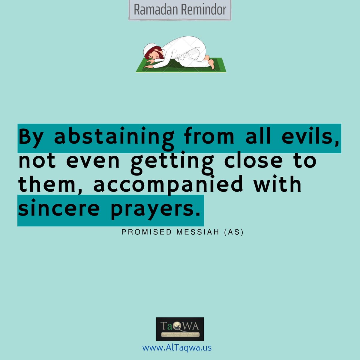 How can we attain true righteousness?  #Ramadan2020