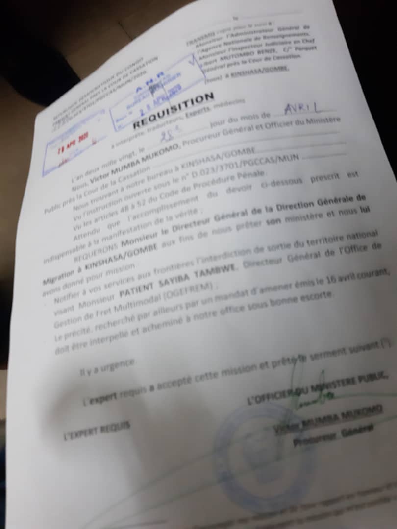 Comment la même Justice peut être capable d'arrêter un Directeur de cabinet de <a href="/Presidence_RDC/">Présidence RDC 🇨🇩</a> <a href="/fatshi13/">Félix A. Tshisekedi</a> mais incapable d'arrêter un D.G de l'OGEFREM ( SAYIBA)ou encore de la GECAMINES ( YUMA)  poursuivis pour détournement ? @jedenoncerdc <a href="/pprdofficiel/">PPRD</a> <a href="/FCC_RDC/">FCC - Officiel</a> <a href="/RdcVici/">VICI-RDC</a>