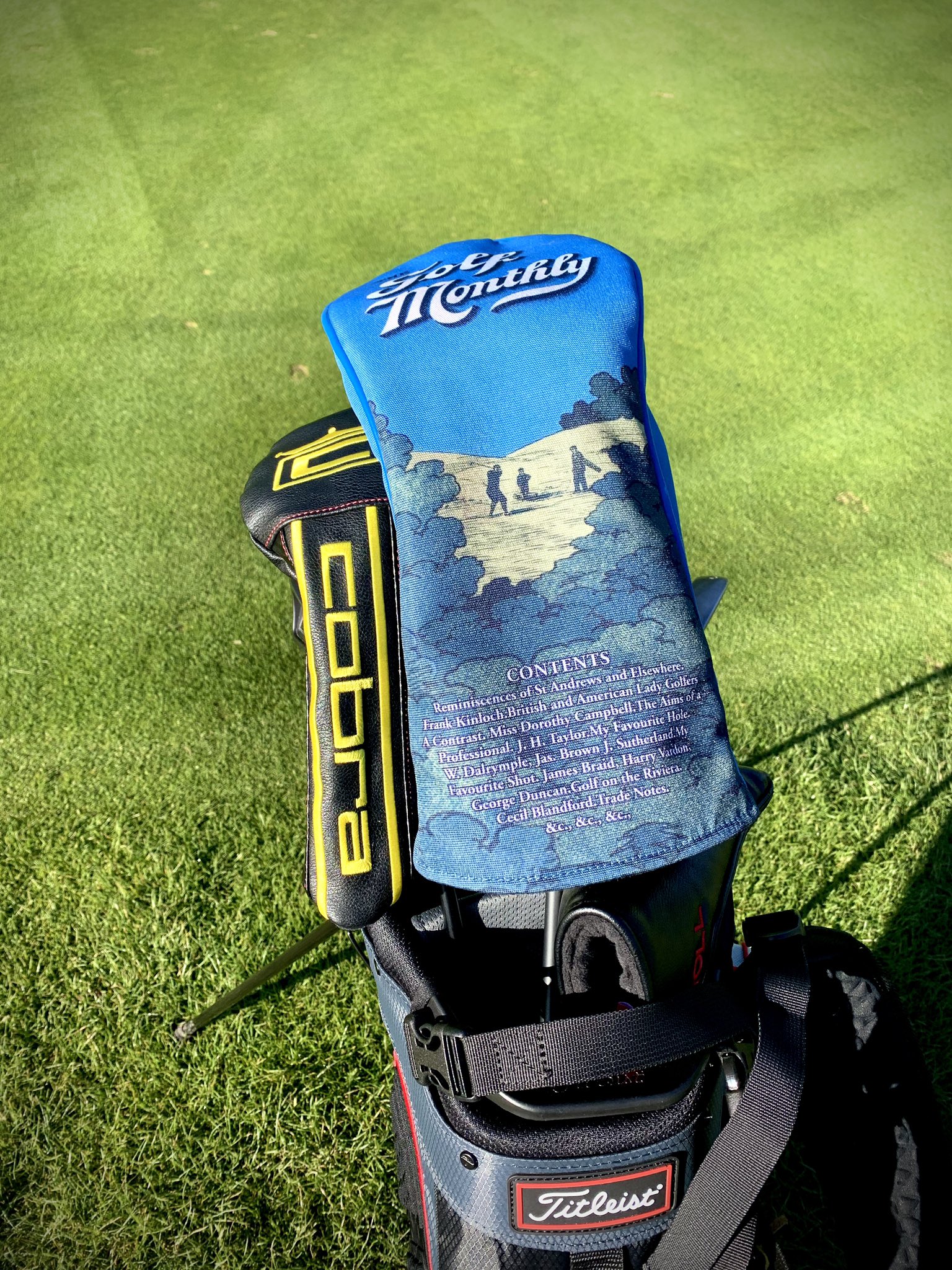 Riviera ☆ゴルフキャディバッグ 青 Riviera ☆ゴルフキャディバッグ 青