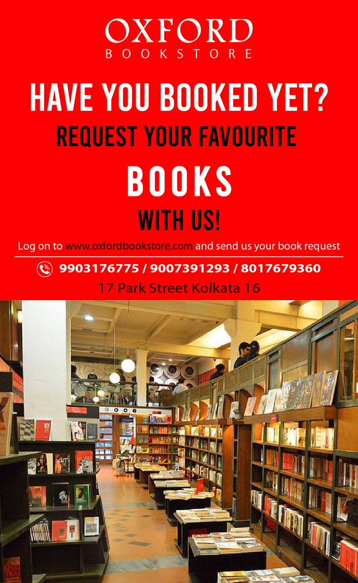 WestlandBooks's tweet image. Yay! Here’s some good news for book lovers in Delhi and Kolkata! @oxfordbookstore is now taking requests for your favourite books. Do reach out to them soon! #BookStores #BackToBacks 📚