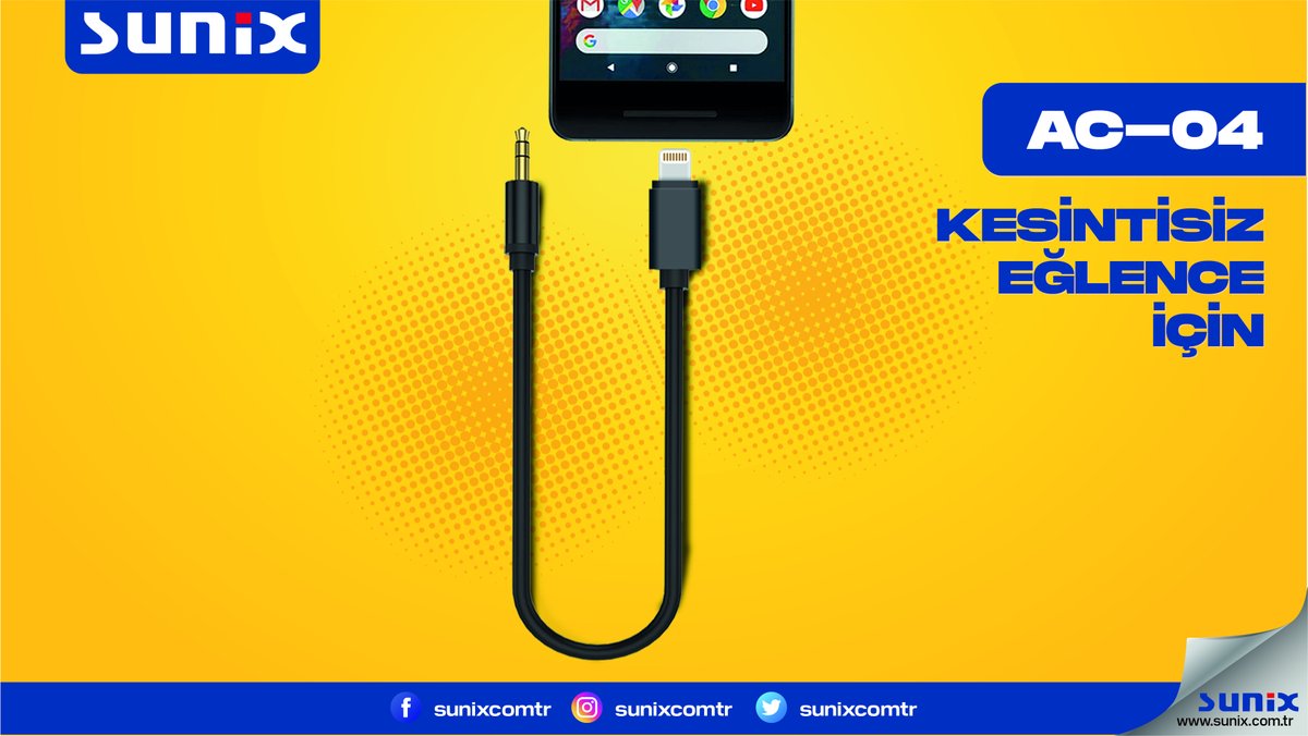 AC-04 Aux Kablo. Eğlenceye bağlar.
#aux #ceptelefonu