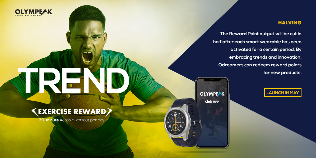 #OlympeakPÉONE⌚️📲 #OlympeakClub 

Always be at the forefront, always stay tuned. Redeem the reward points you earn on upgraded and new tech pieces. Get better solutions and enjoy your fresh start.

The Olympeak Exercise Reward Program: launching this May!