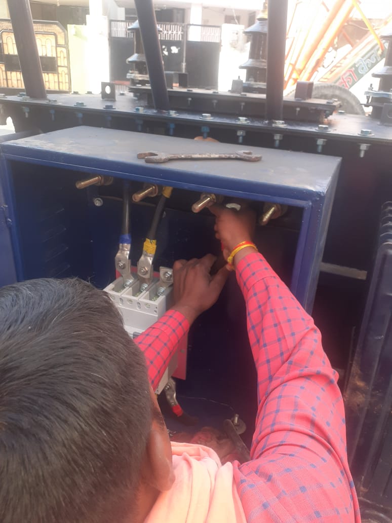 Installation of transformer at Raptinagar phase #1