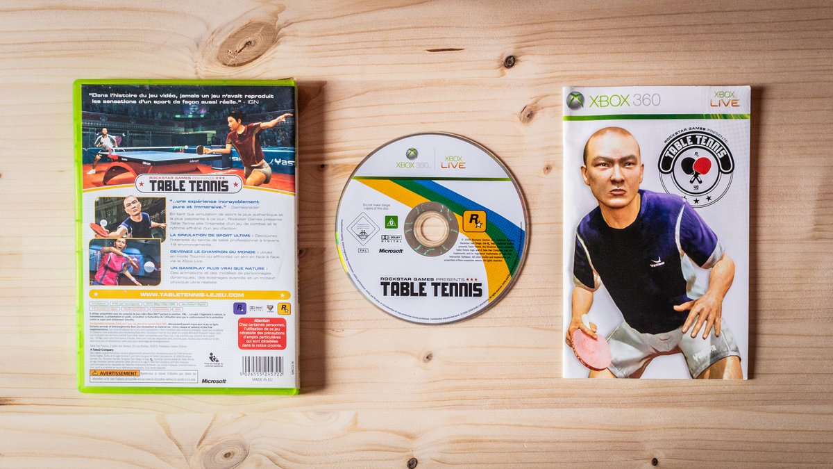 Jour 67 

🎮 : Table Tennis
📺 : XBox 360
⌨️ : Rockstar San Diego
🗓️ : 26 Mai 2006

#TableTennis #RockstarSanDiego #Rockstar #XBox360 #Microsoft #Collection #Jeuxvideo #Gaming #Game #Gamer #VideoGames