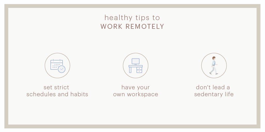shawellness's tweet photo. Teleworking can be challenging but we can also take it as an opportunity to acquire healthier habits, physically and mentally
#stayhealthywithSHA #stayhome #stayathome #homeoffice #work https://t.co/GjaxpCV8n9