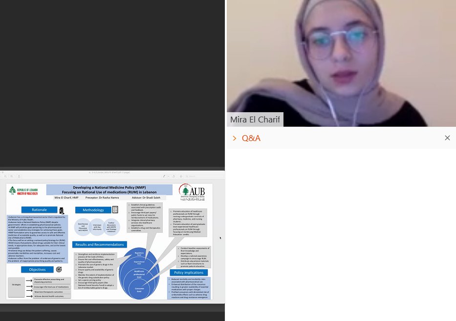 bototheworld's tweet photo. @FHS_AUB @AUB_Lebanon: Masters in Public Health (MPH) cohort graduating in Spring 2020 are defending our integrative learning experiences (ILEs) today & tomorrow via Webex
Despite all odds - we demonstrate resilience and a desire to keep learning. #FHSer #ProudFHSer @CEPHtweets https://t.co/2pEUhwcHoa