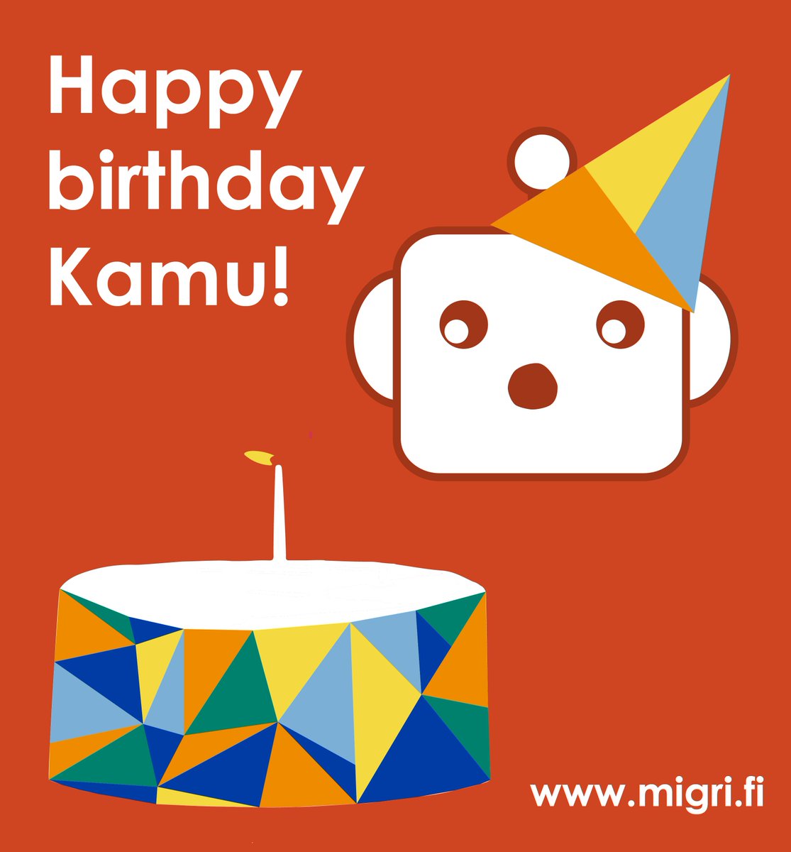 the robot-baby is turning 2 today! And to celebrate the occasion, Kamu went live in Enterfinland.fi during the birthday night and we are getting a new team member today!
Happy birthday Kamu! (thanks team for 2+ years of work!)
#chatbot #robot #kamu #finGovBots