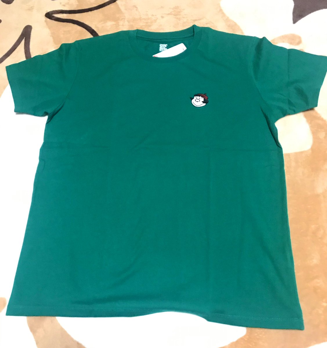 好角家見習 おけいぽ در توییتر 夏を迎えるにあたって モスグリーンのシンプルなtシャツを買った 胸元のワンポイントはクリスチーネ剛田こと ジャイ子 ちゃん バックプリントはクリスチーネ剛田先生の意欲作 愛 フォルテシモ が描かれている 相変わらず