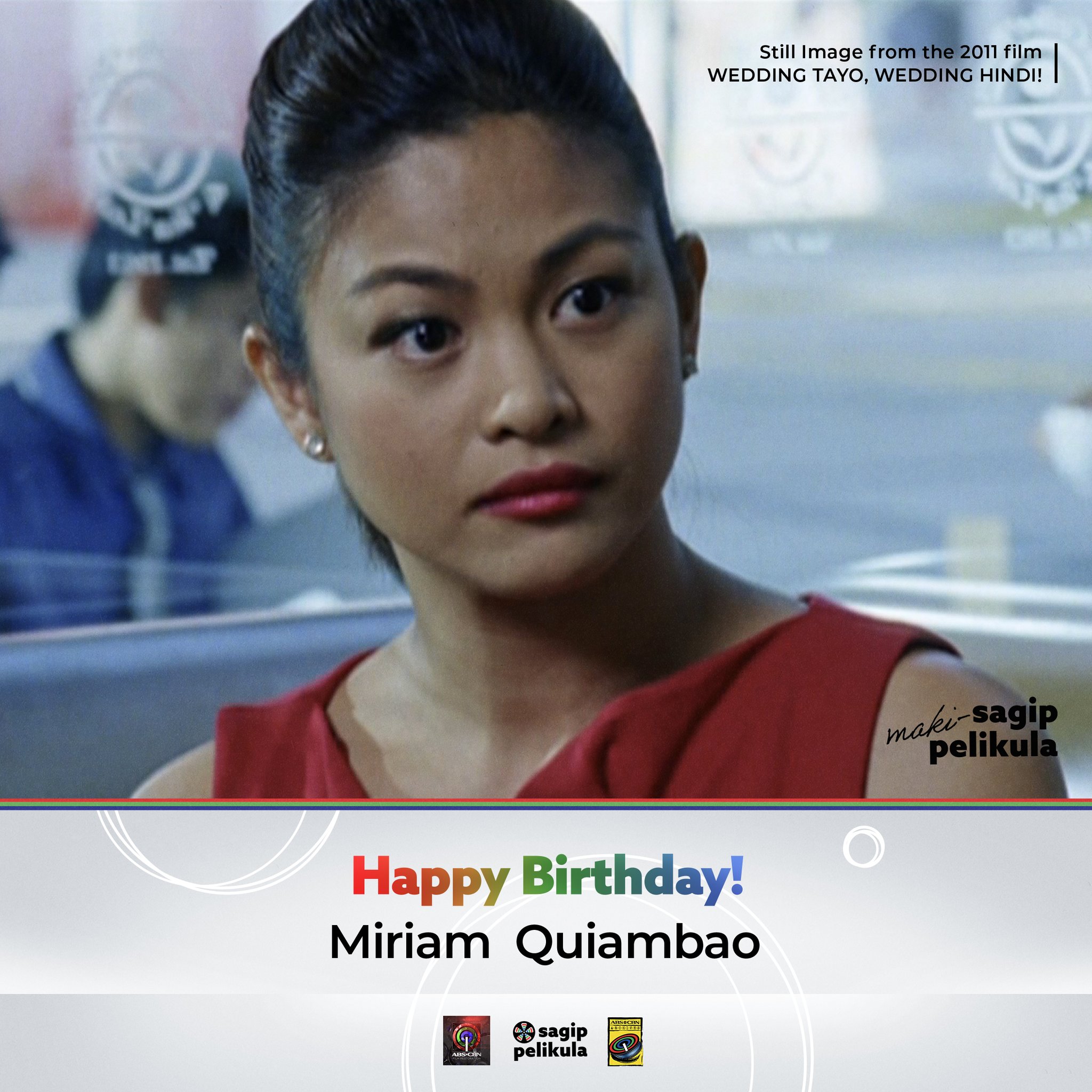 Happy birthday to Miriam Quiambao!    