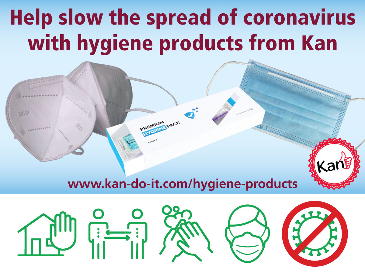 Here at Kan, we want to help you get back to work, safely!

Take a look at our range of hygiene products and #facemasks and let's see if we can help to get your business working again!

kan-do-it.com/exclusive-prod…