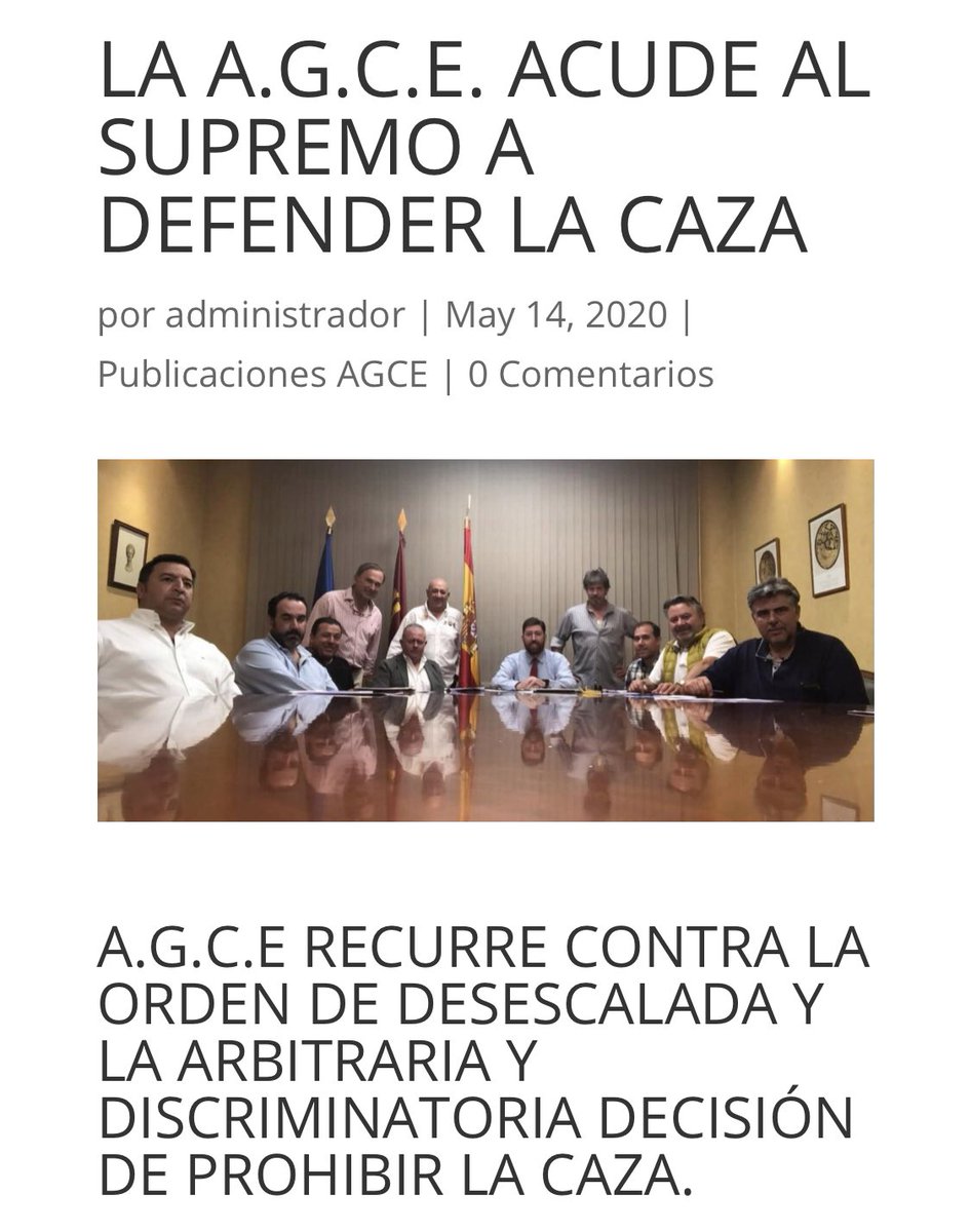 <a href="/alfonso_ussia/">Alfonso Ussía</a> #lacazarecurreysedefiende <a href="/ACEcorzo/">ACEcorzo</a> <a href="/agce_es/">AGCE Asociacion de Gestores Cinegeticos de España</a>