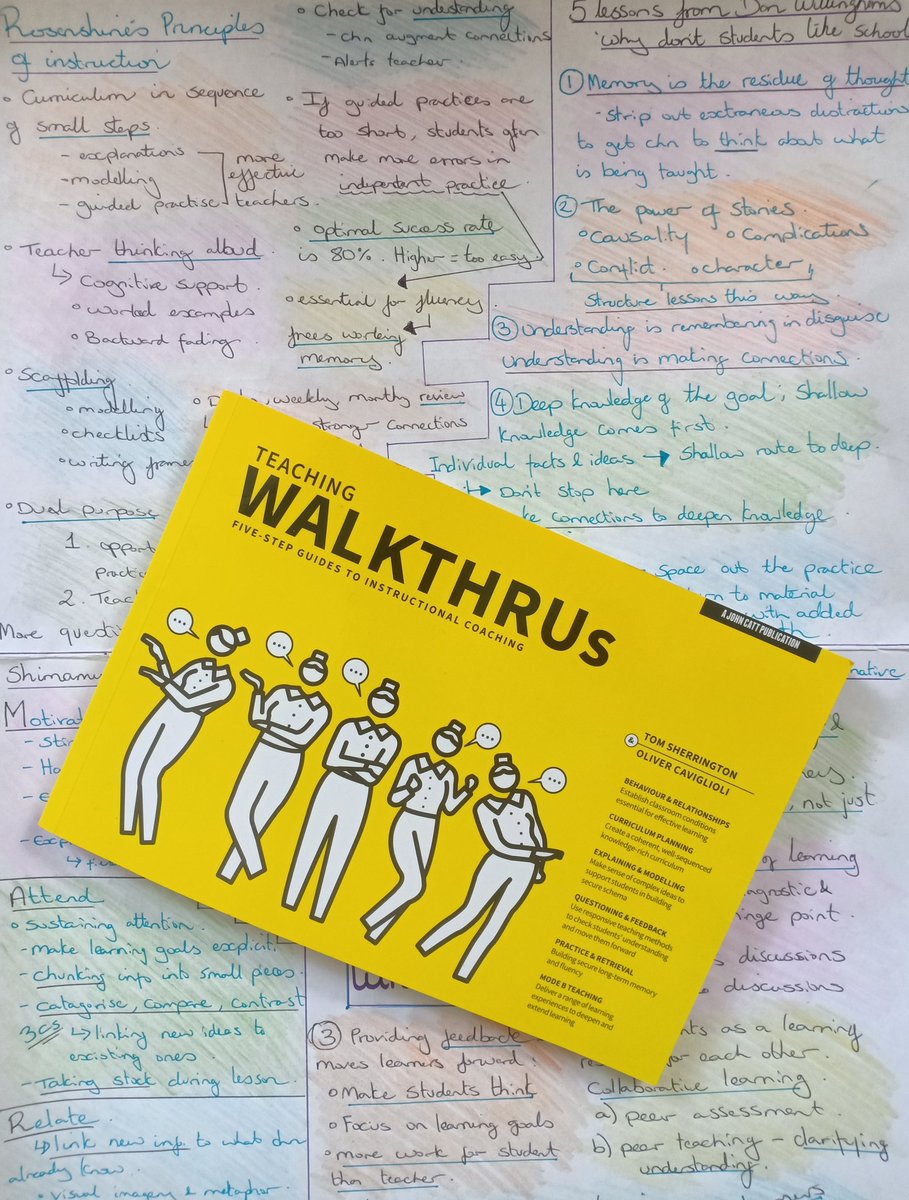 If children can learn from home, teachers can too. Enjoying some CPD time away from the screen this morning. Walkthrus is another digestible guide from @teacherhead and @olicav. #CPDathome